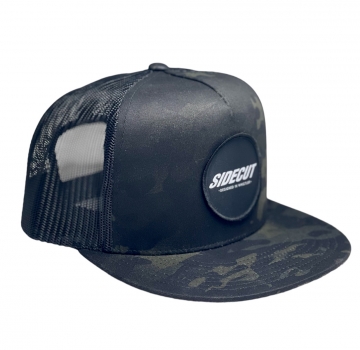 CAMO Trucker Hat with circle logo